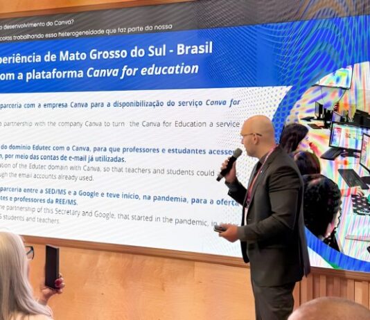 MS é destaque em Londres ao apresentar em evento global ferramentas digitais na educação
