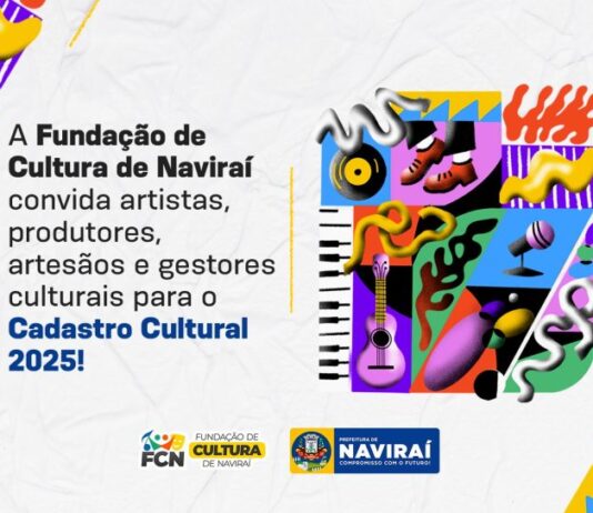 Fundação de Cultura cadastra artistas, agentes culturais e artesãos de Naviraí