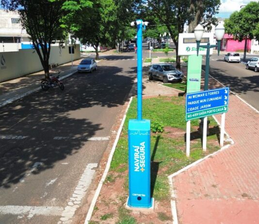 Naviraí inaugura instalação de 100 câmeras de monitoramento e vigilância de apoio à Segurança