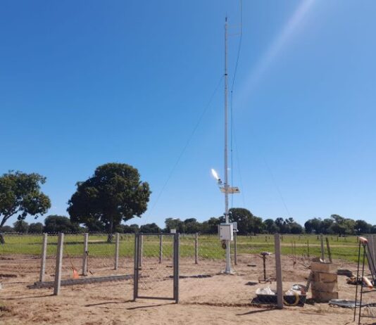Primeira estação meteorológica instalada no Pantanal começa a transmitir dados operada pelo Cemtec-MS