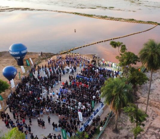 Jogos Escolares de MS iniciam 3º bloco com cerimônia de abertura no Balneário Municipal de Três Lagoas
