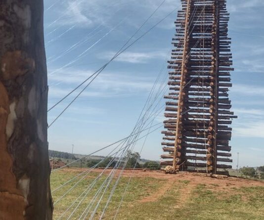 Maior fogueira do Brasil começa tomar forma em Jateí, que prepara seu maior evento de 27 a 29 de junho