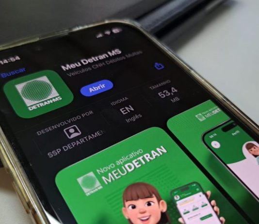 Aplicativo e portal de serviços do Detran-MS alcançam quase 9,5 mil acessos diários