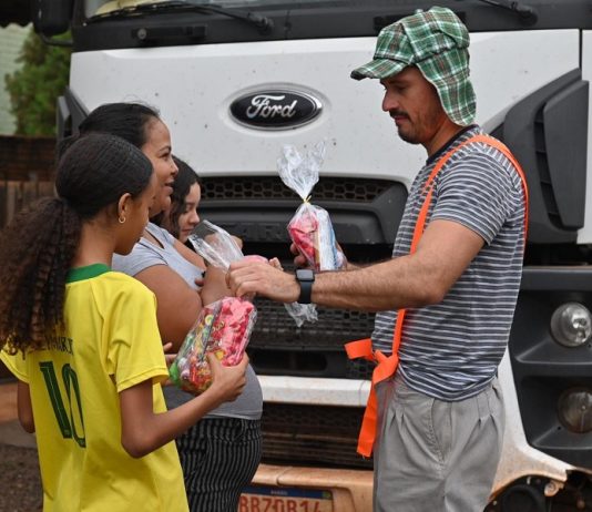 SOLIDARIEDADE: Projeto levou alegria e carinho marcando o Dia das Crianças em Itaquiraí