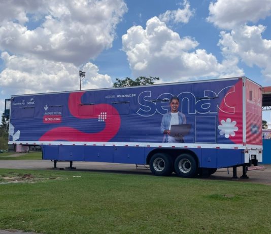 Senac leva Carreta de Tecnologia a Chapadão do Sul e inicia “Trilha do Futuro” em parceria com a Prefeitura