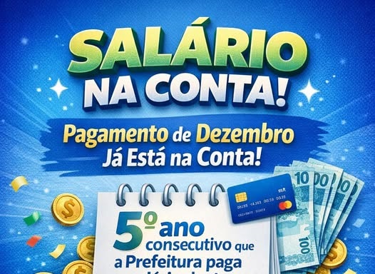 Governo de Itaquiraí: salário de dezembro já está na conta dos servidores