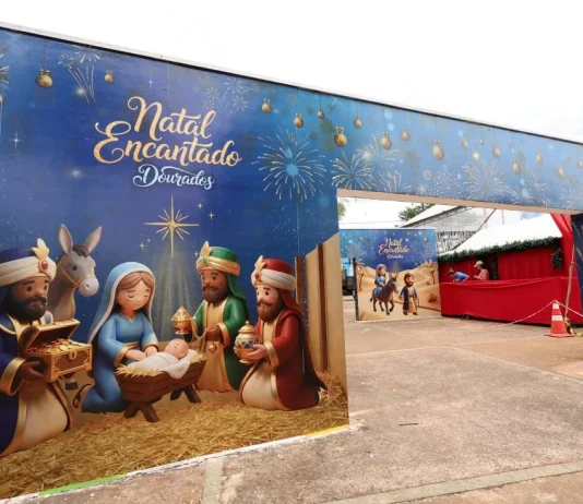 DOURADOS: abertura do Natal Encantado foi adiada para hoje devido as chuvas