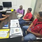 Prefeito Malaquias, à esquerda com representantes da Bracol