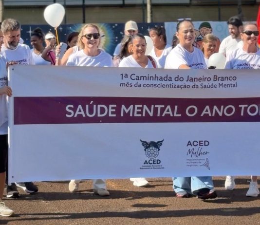 DOURADOS: Liandra participa da ‘1ª Caminhada Janeiro Branco’