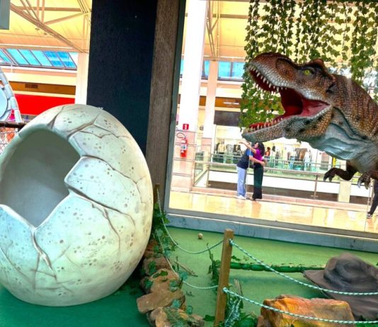 Parque com dinossauros gigantes, muitas aventuras e Ghibli Fest agitam o fim de semana no Shopping Campo Grande