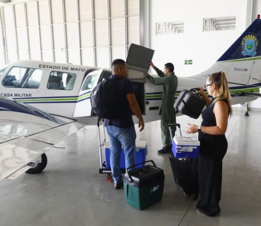 Cada minuto conta: rapidez no transporte aéreo de órgãos dá esperança a pacientes em MS