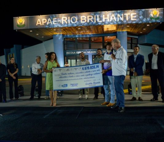 RIO BRILHANTE: com recursos de R$ 4,6 milhões, Geraldo inaugura escola da APAE