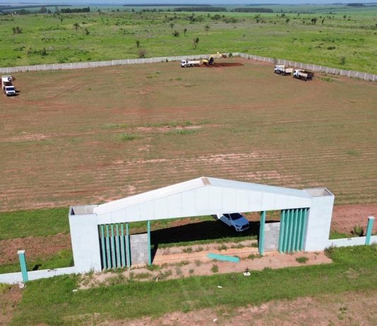 NAVIRAÍ: Prefeitura inicia construção de jazigos no novo Cemitério Municipal