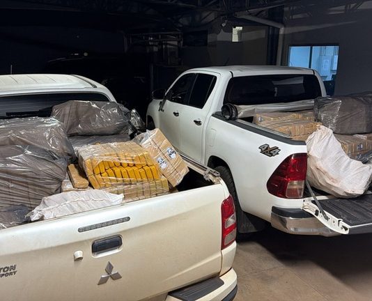 PF apreende cerca de uma tonelada de maconha em Ponta Porã
