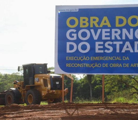 Governo de MS apoia obra emergencial e vai construir nova ponte de concreto sobre Rio do Peixe