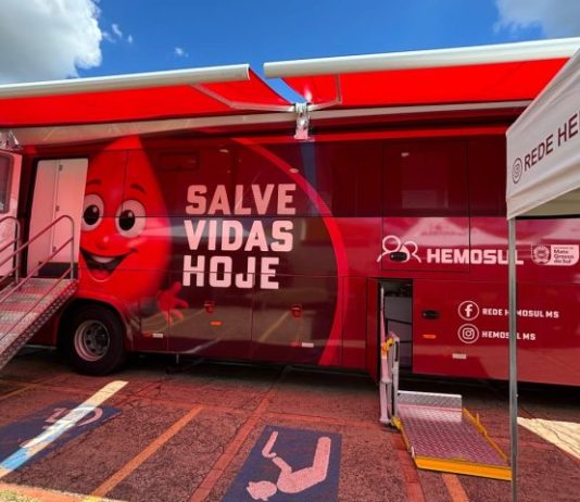 Hemosul Móvel fará coleta de sangue em Iguatemi e Naviraí na semana que vem