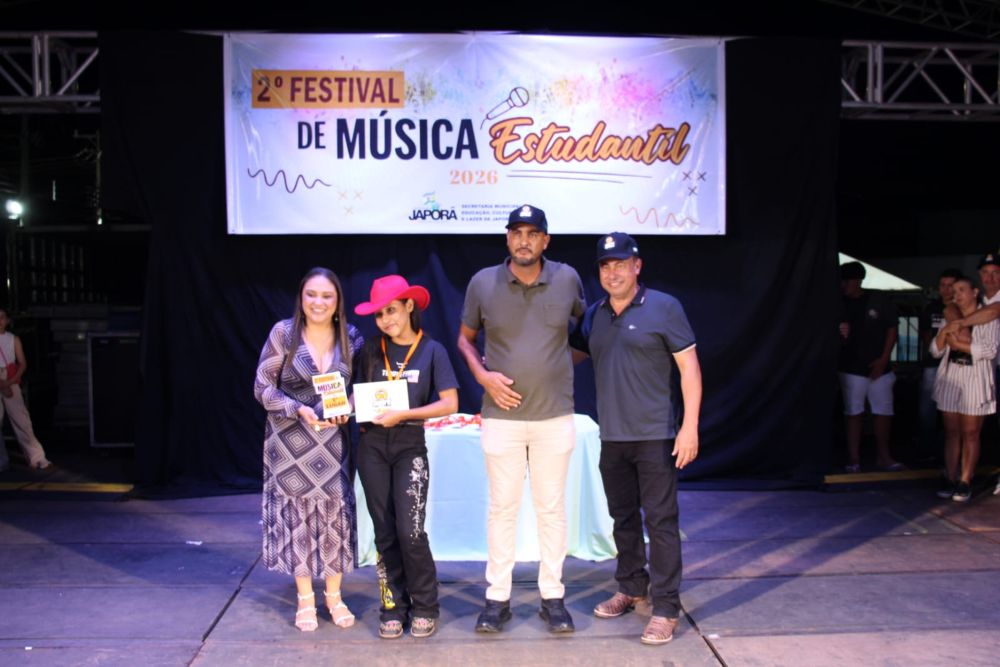 Japorã 34 anos: Letícia Ariely vence pela 2ª vez o Festival Estudantil de Música