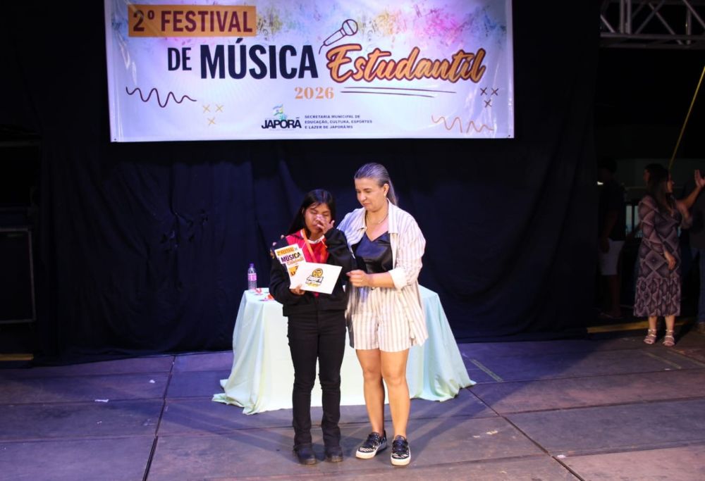 Japorã 34 anos: Letícia Ariely vence pela 2ª vez o Festival Estudantil de Música