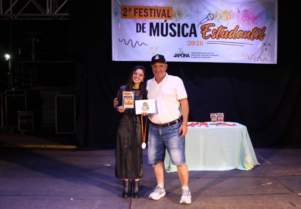 Japorã 34 anos: Letícia Ariely vence pela 2ª vez o Festival Estudantil de Música