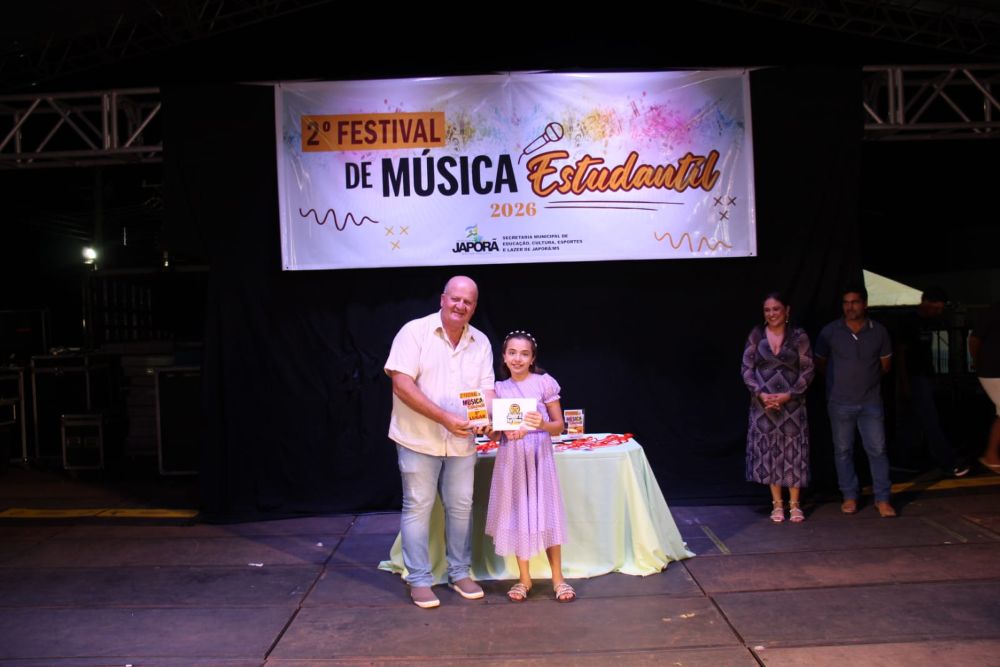 Japorã 34 anos: Letícia Ariely vence pela 2ª vez o Festival Estudantil de Música