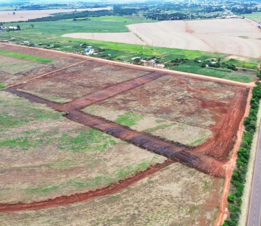 Começam as obras de infraestrutura do novo Distrito Industrial de Naviraí