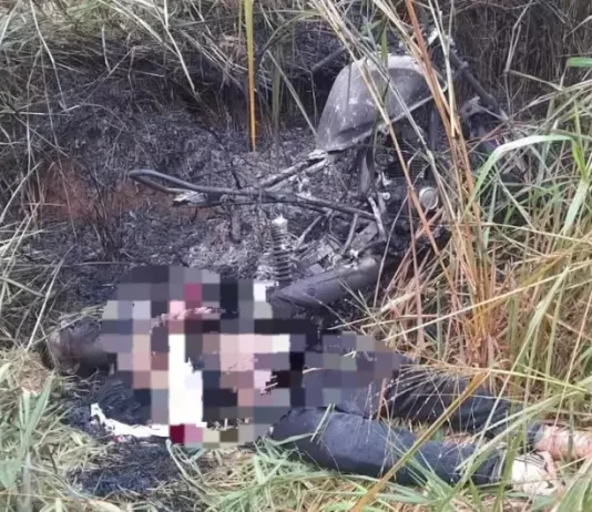 PISTOLAGEM: homem é assassinado e queimado; corpo foi encontrado com as mãos amarradas