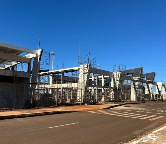 Mais moderno e funcional, novo receptivo do aeroporto ganha forma com avanço das obras em Dourados