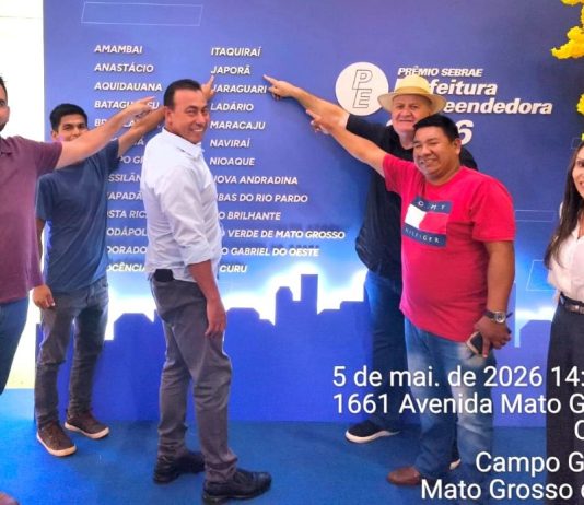JAPORÃ recebe Certificado de participação no Prêmio Sebrae – Prefeitura Empreendedora