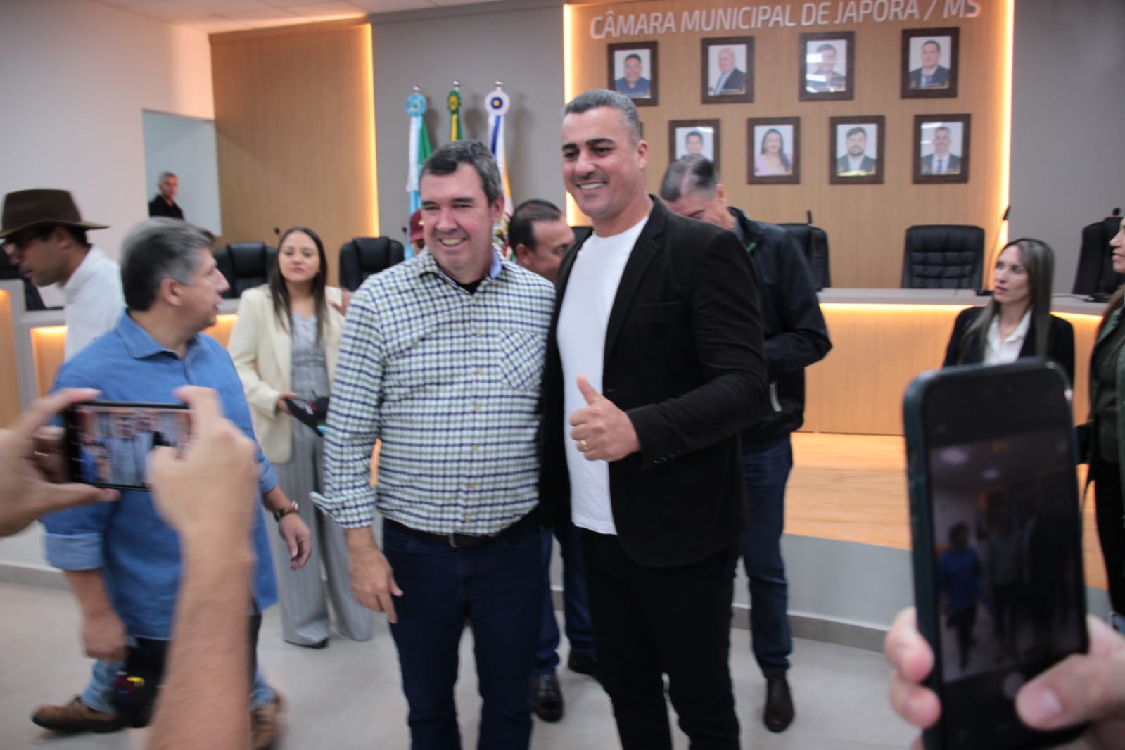 Eduardo Riedel e lideranças políticas anunciam obras para Japorã e para o distrito de Jacareí