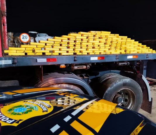 PRF apreende 370 Kg de cocaína em Campo Grande (MS)