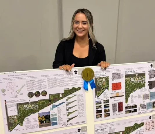 Arquiteta conquista 1º lugar em concurso estadual com projeto voltado a Amambai