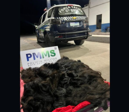 Carga de cabelo humano avaliada em mais de R$ 100 mil é apreendida