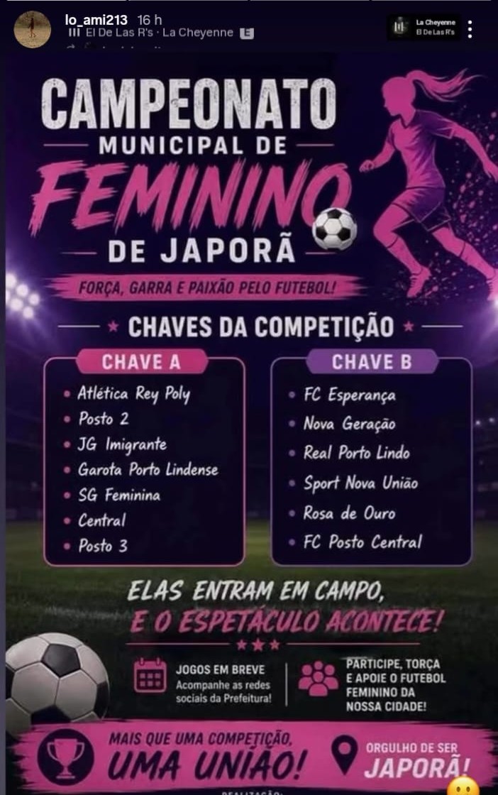 Prefeitura de Japorã abre neste sábado campeonato de futebol que dará R$ 8,2 mil em premiação