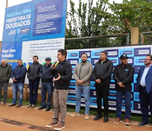 Prefeitura retoma obras do setor hortifrutigranjeiro da Feira Central de Dourados