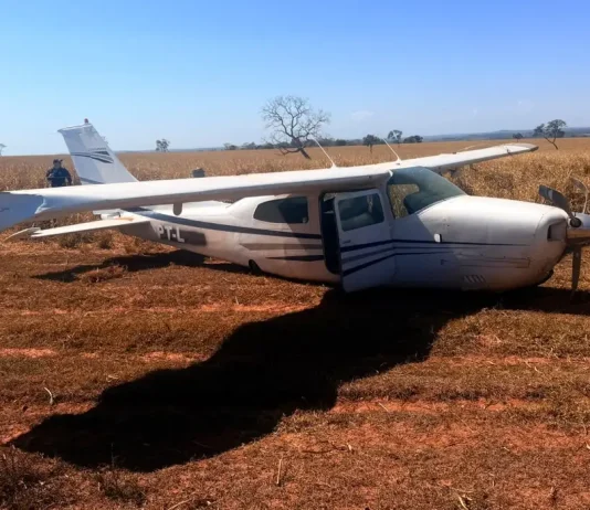 FAB intercepta em Mato Grosso do Sul aeronave suspeita vinda da Bolívia