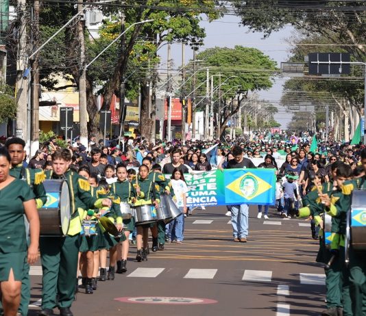 Prefeitura encerra dia 5 de agosto inscrições para desfile Cívico Militar de 7 de Setembro