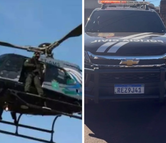 Com apoio aéreo e tropas especiais, operação mira facção e cumpre mandados