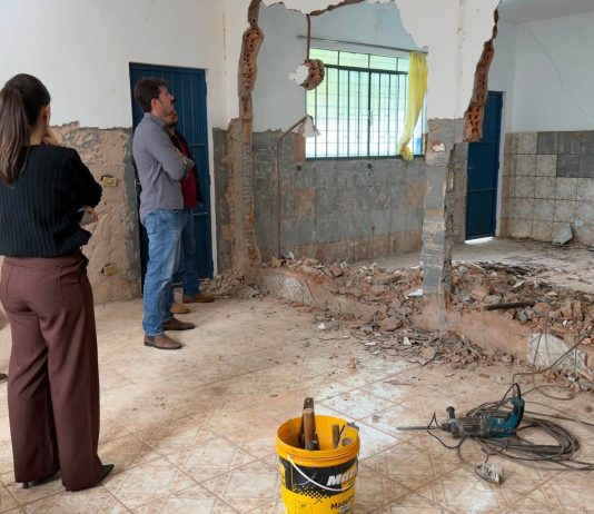ITAQUIRAÍ: Antigo prédio da Vigilância Sanitária receberá reforma completa para instalação do Centro de Fisioterapia