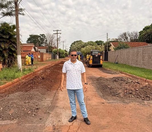 Agesul atende Inspetor Cabral e executa recuperação asfáltica no distrito de Panambi