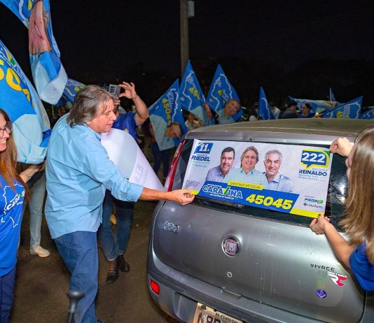 ELEIÇÕES 2026: Caravina deu largada à reeleição com adesivaço que tomou as ruas da capital