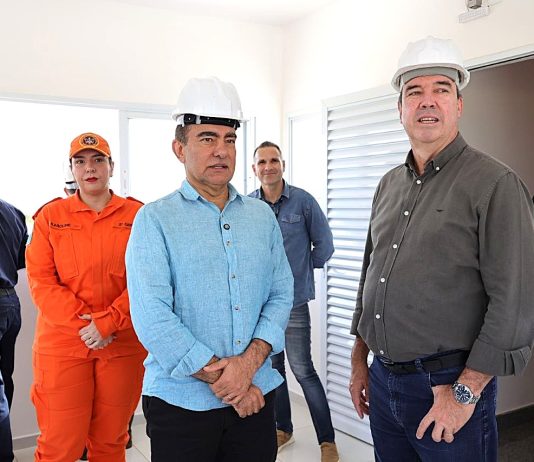 DOURADOS: governador e prefeito vistoriam obras do terminal de passageiros do Aeroporto