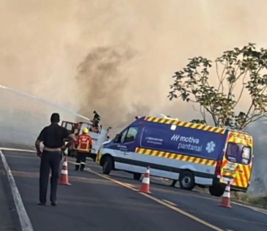 VÍDEO: sobe para 4 número de mortos em acidente entre carretas na BR-163