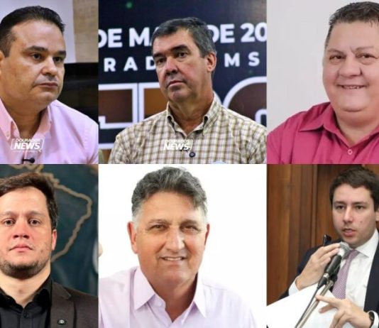 Riedel vai à reeleição e mais cinco candidatos disputam o Governo de MS