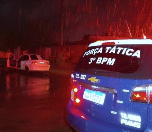 Rapaz morre em confronto com a polícia após furto de veículo em Dourados