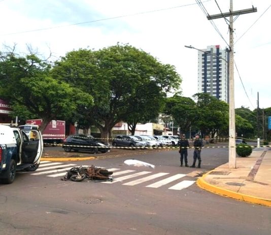 TRAGÉDIA: enfermeira morre em acidente de moto no centro de Dourados